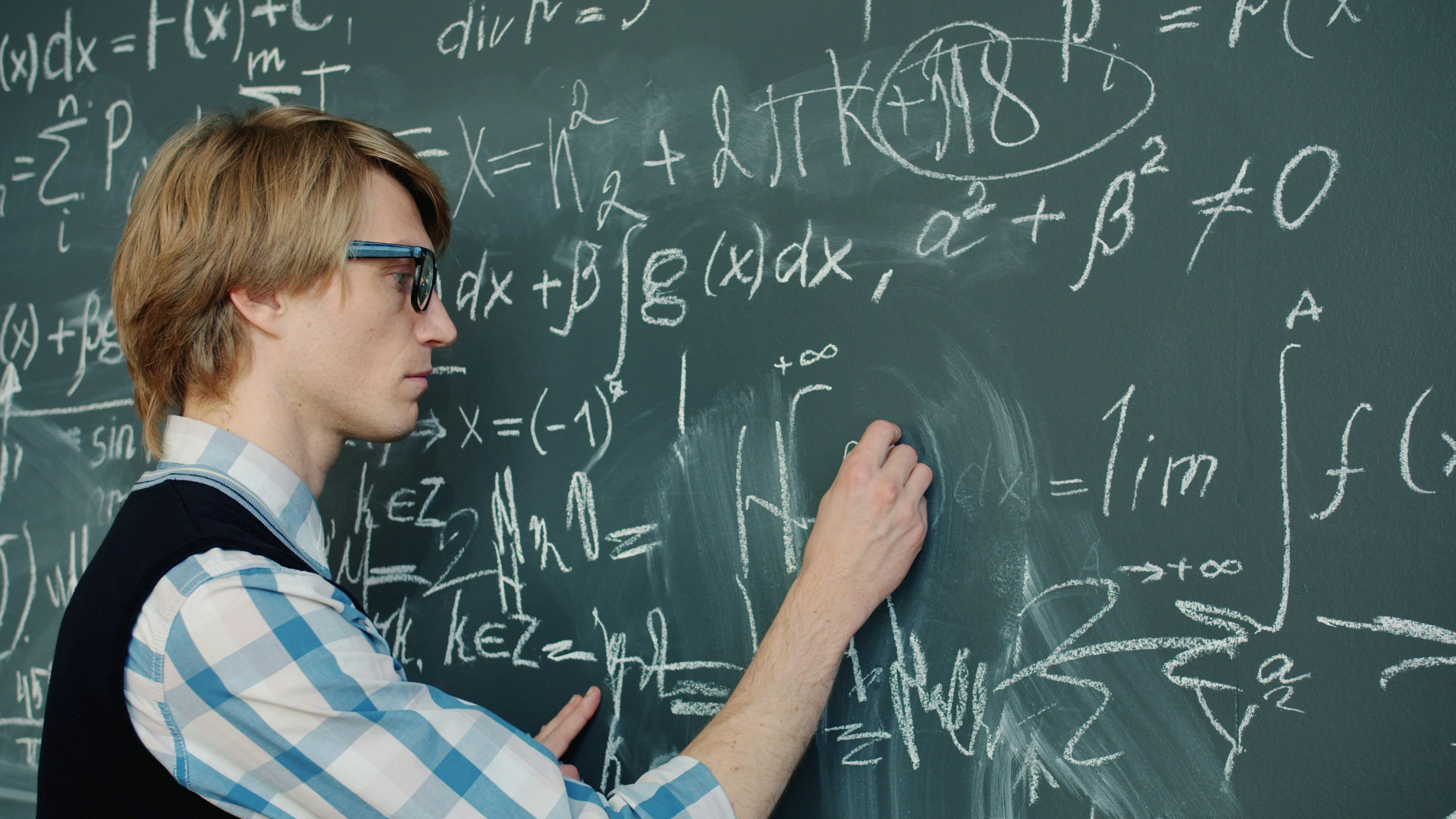 Mathematical equations background